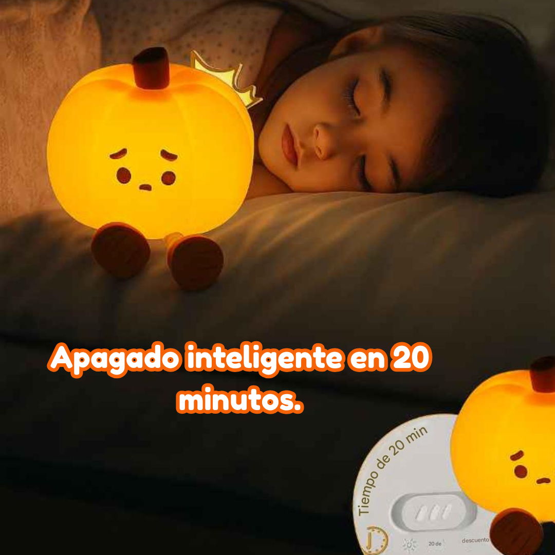 Lámpara LED de calabaza