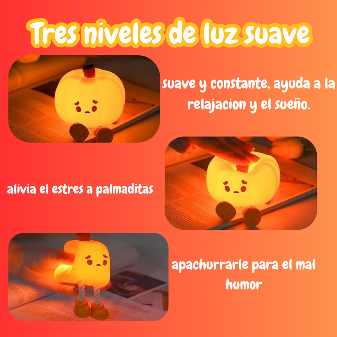 Lámpara LED de calabaza