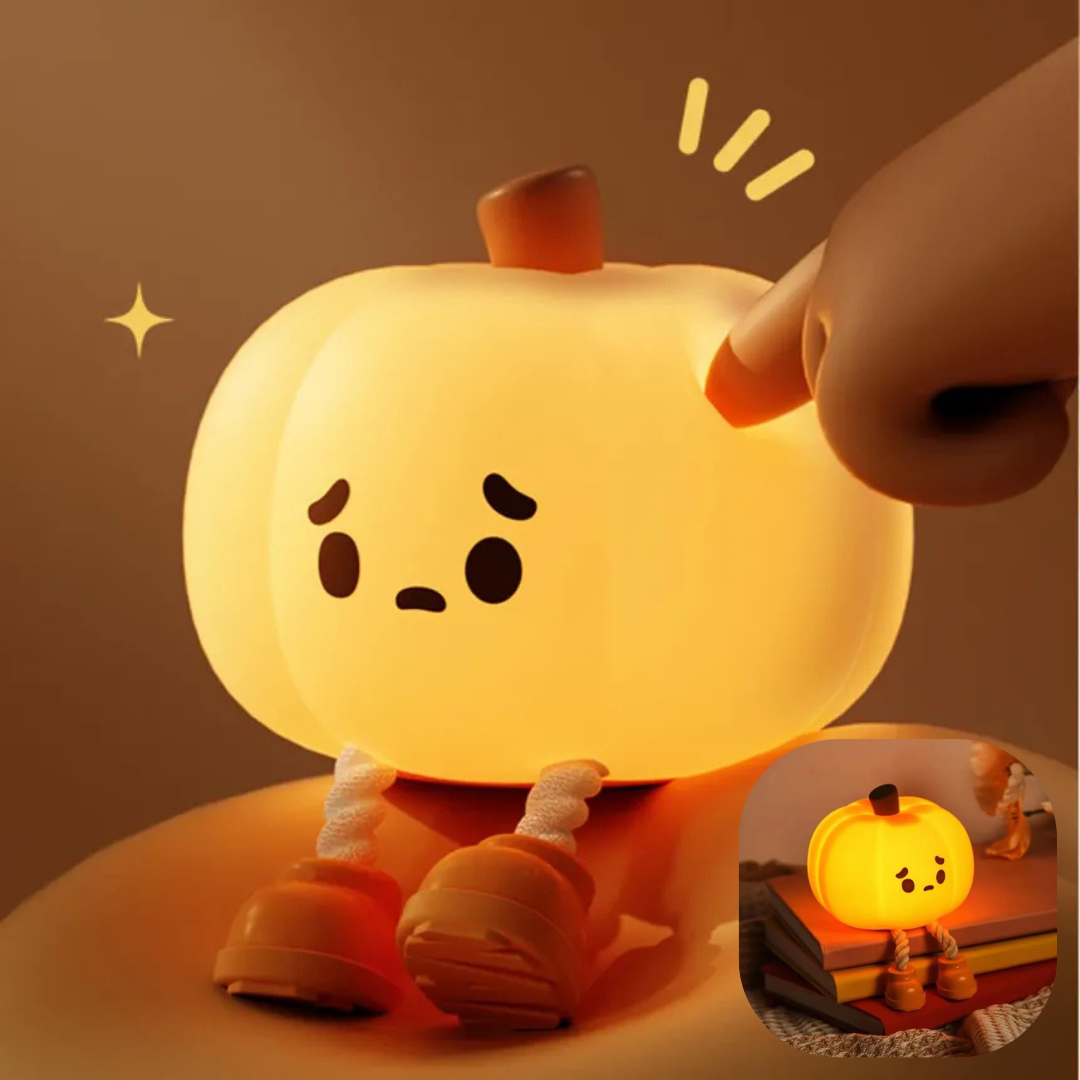 Lámpara LED de calabaza